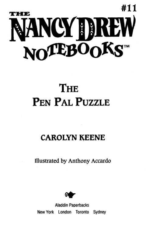 Cover image for book The Pen Pal Puzzle
