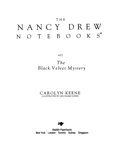 Cover image for book The Black Velvet Mystery