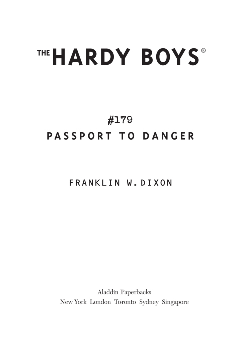 Cover image for book Passport to Danger