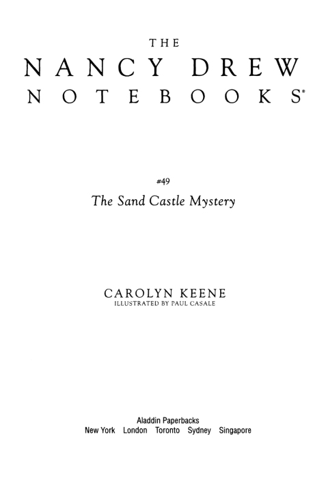 Cover image for book The Sand Castle Mystery