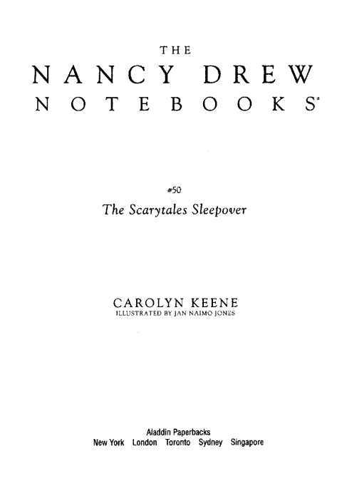Cover image for book The Scarytales Sleepover