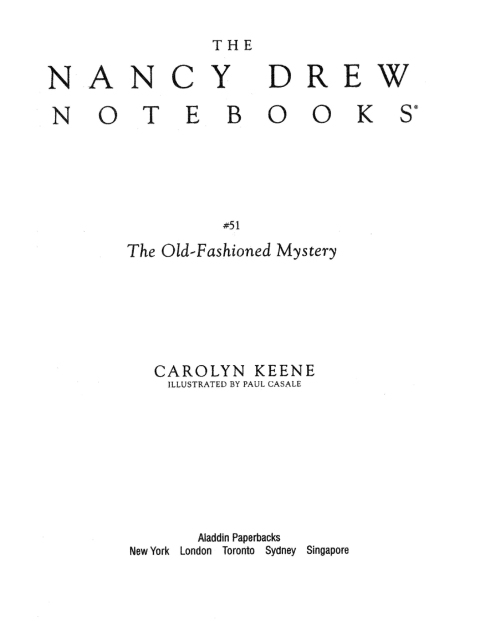 Cover image for book The Old-Fashioned Mystery