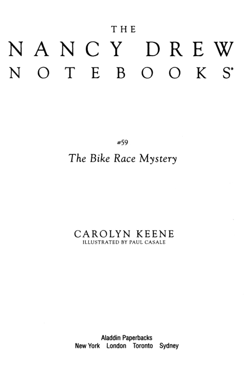 Cover image for book The Bike Race Mystery