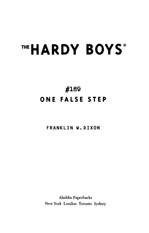 Cover image for book One False Step