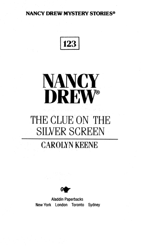 Cover image for book The Clue on the Silver Screen