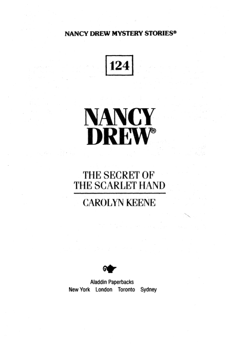 Cover image for book The Secret of the Scarlet Hand