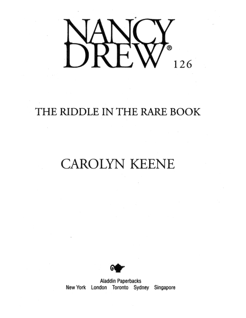 Cover image for book The Riddle in the Rare Book