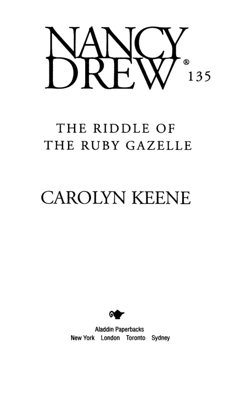 Cover image for book The Riddle of the Ruby Gazelle