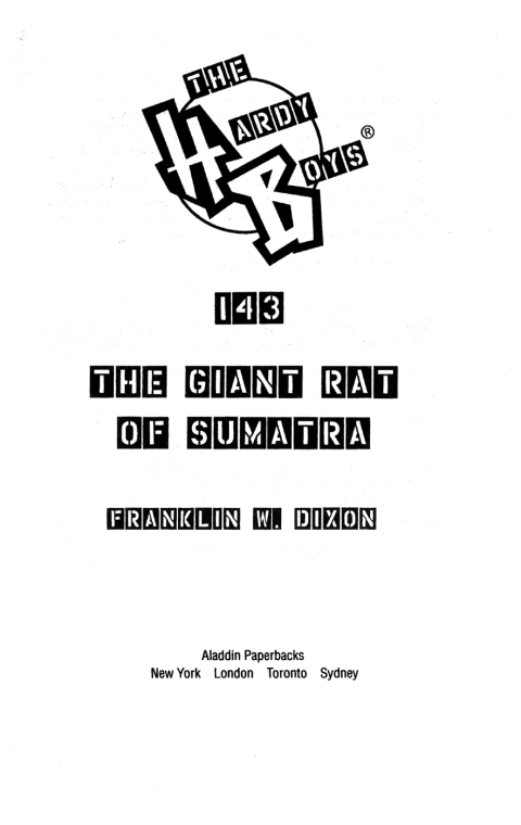 Cover image for book The Giant Rat of Sumatra