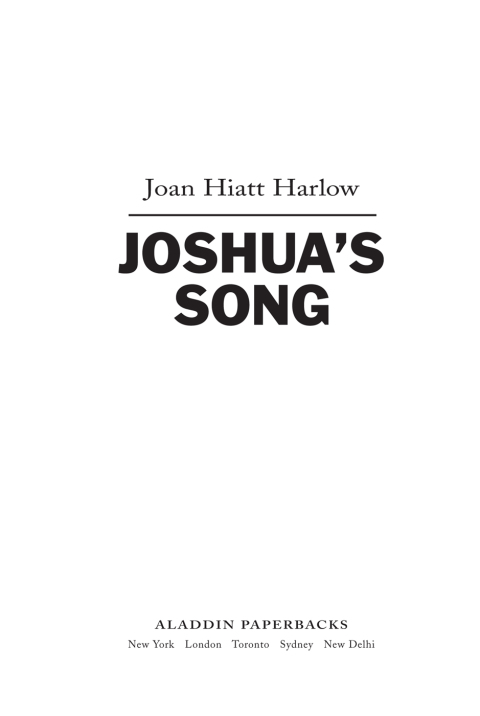 Cover image for book Joshua's Song