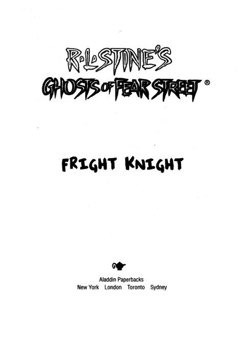 Cover image for book Fright Knight