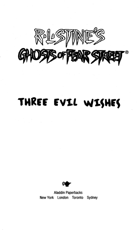 Cover image for book Three Evil Wishes