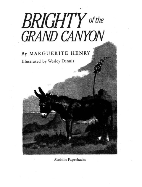 Cover image for book Brighty of the Grand Canyon