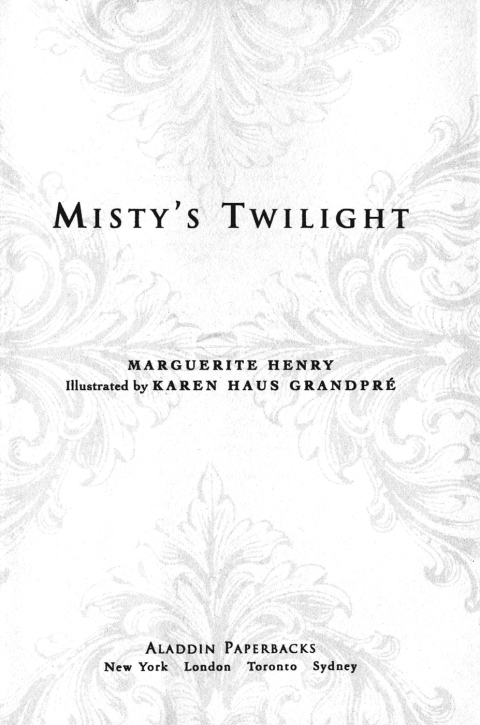 Cover image for book Misty's Twilight