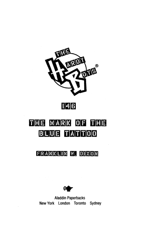 Cover image for book The Mark of the Blue Tattoo