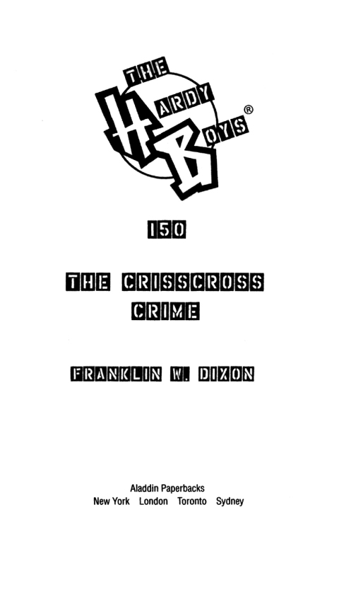 Cover image for book The Crisscross Crime