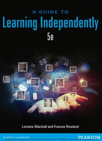 Cover image: A Guide to Learning Independently 5th edition 9781442559363