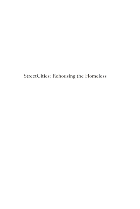 Cover image for book StreetCities