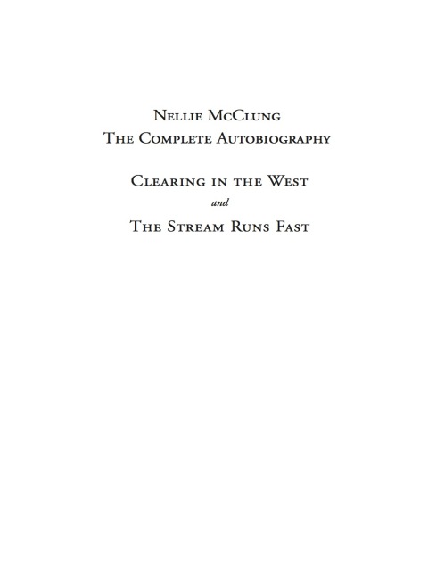 Cover image for book Nellie McClung