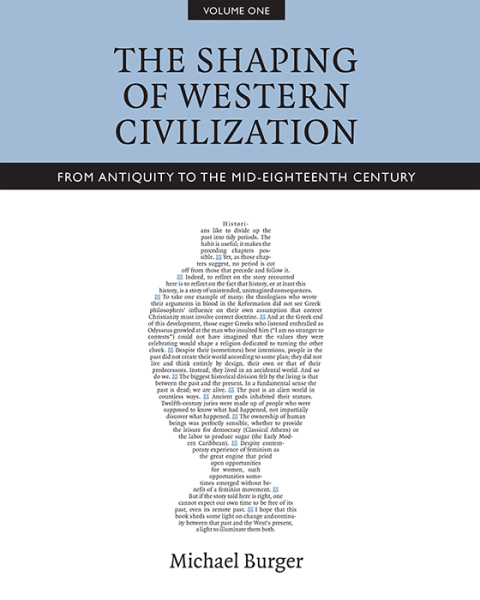 Cover image for book The Shaping of Western Civilization, Volume I