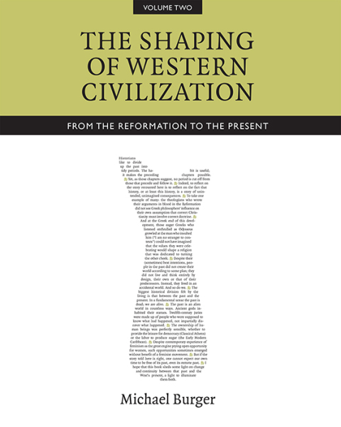 Cover image for book The Shaping of Western Civilization, Volume II