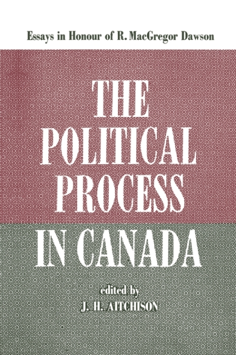 Cover image for book The Political Process in Canada