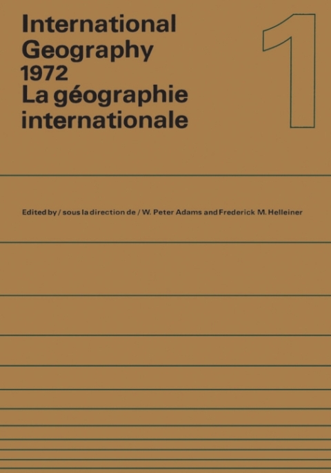 Cover image for book International Geography 1972