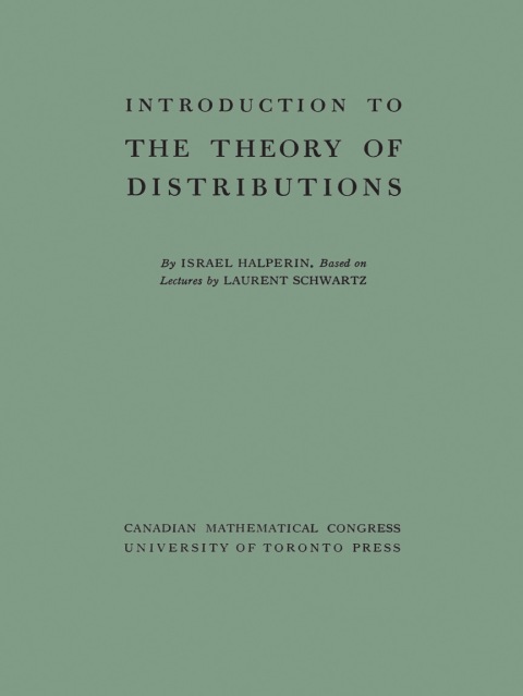 Cover image for book Introduction to the Theory of Distributions