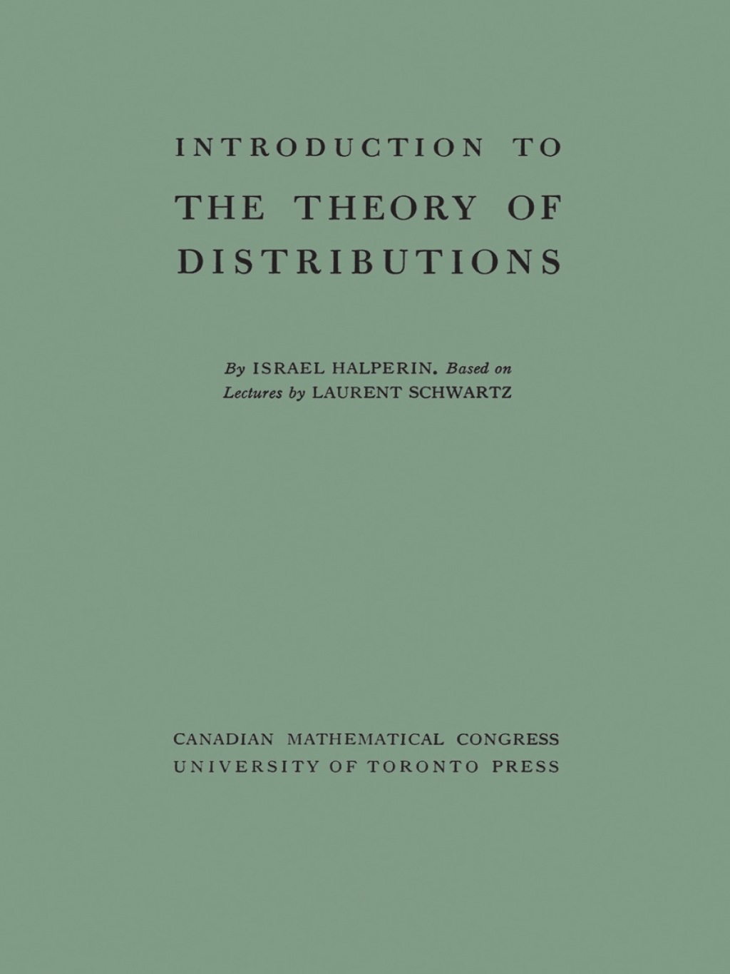 Page Fidelity Introduction to the Theory of Distributions; $22.28