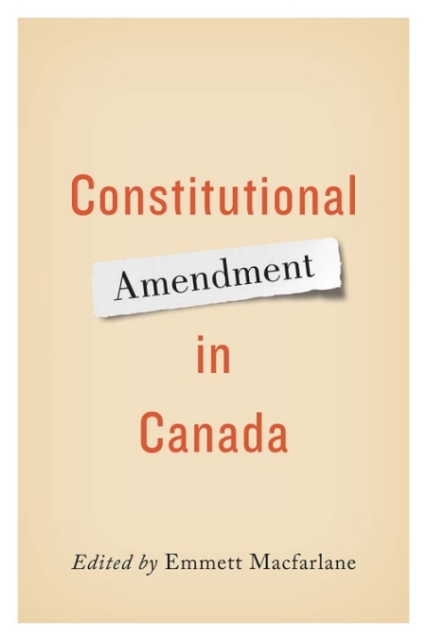 Cover image for book Constitutional Amendment in Canada