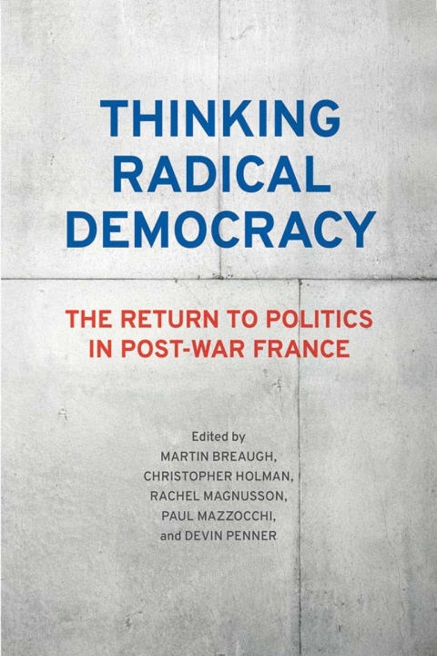 Cover image for book Thinking Radical Democracy