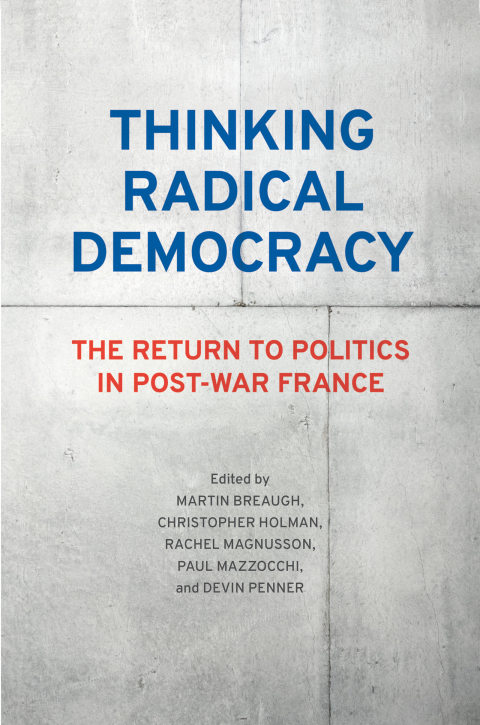 Cover image for book Thinking Radical Democracy