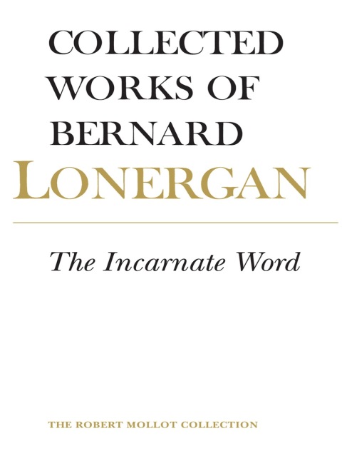 Cover image for book The Incarnate Word