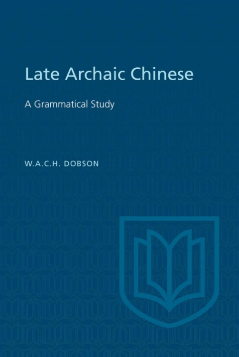Cover image for book Late Archaic Chinese