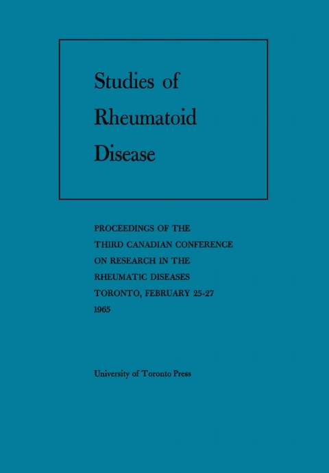 Cover image for book Studies of Rheumatoid Disease