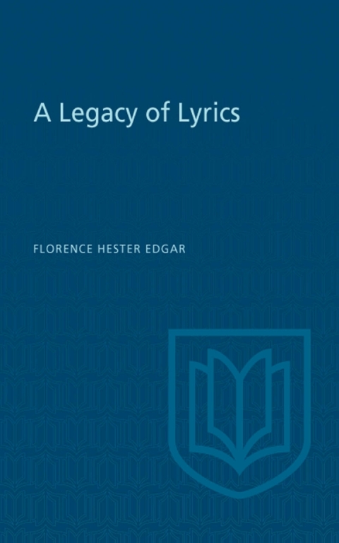 Cover image for book A Legacy of Lyrics