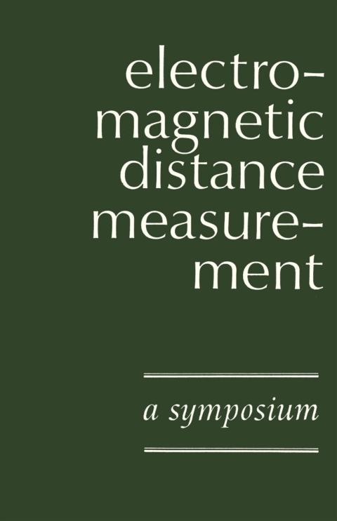 Cover image for book Electromagnetic Distance Measurement