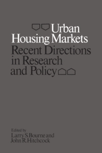 Cover image: Urban Housing Markets 1st edition 9780802023391