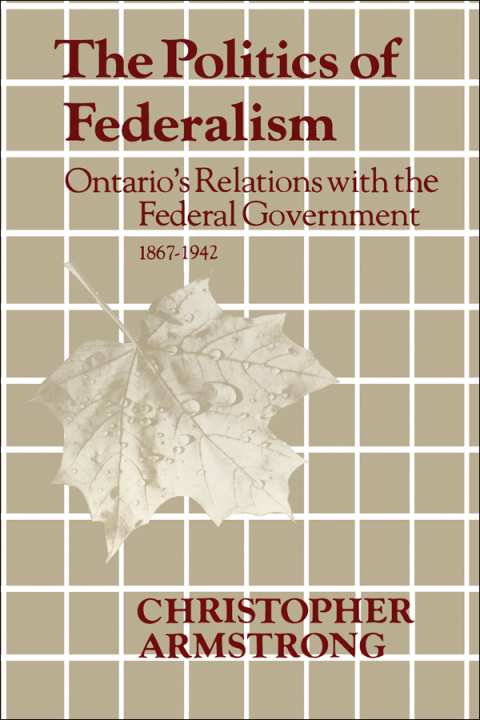 Cover image for book The Politics of Federalism