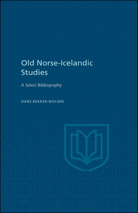Cover image for book Old Norse-Icelandic Studies