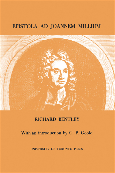Cover image for book Epistola ad Joannem Millium