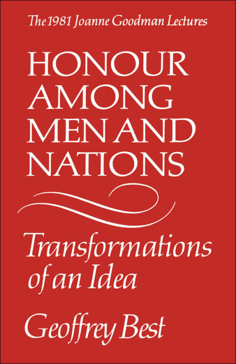 Cover image for book Honour Among Men and Nations