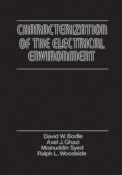 Cover image for book Characterization of the Electrical Environment