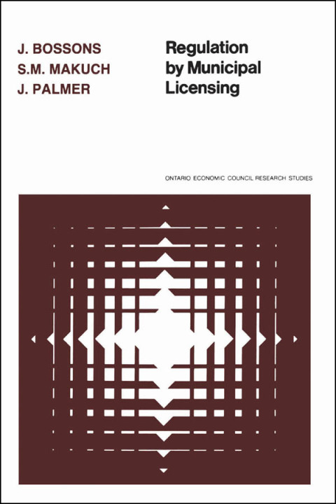 Cover image for book Regulation by Municipal Licensing