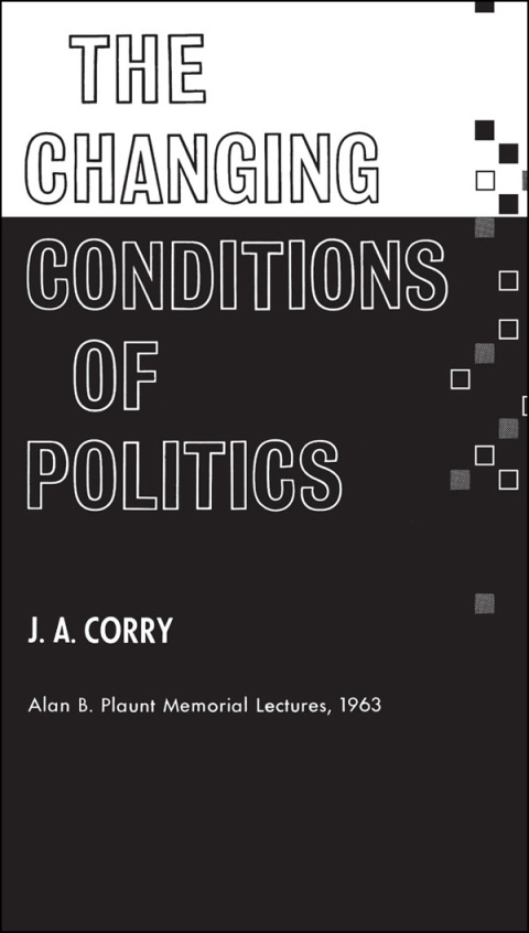Cover image for book The Changing Conditions of Politics