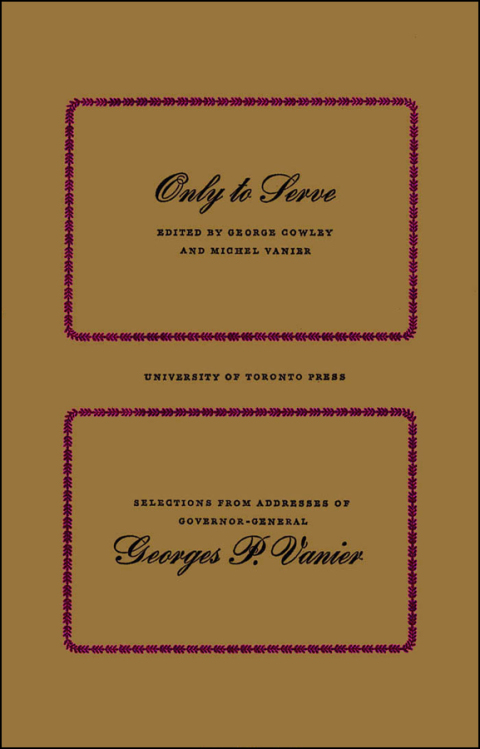 Cover image for book Only to Serve