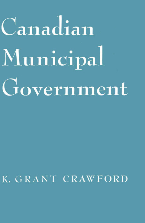 Cover image for book Canadian Municipal Government