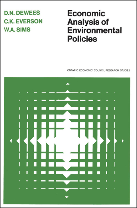 Cover image for book Economic Analysis of Environmental Policies