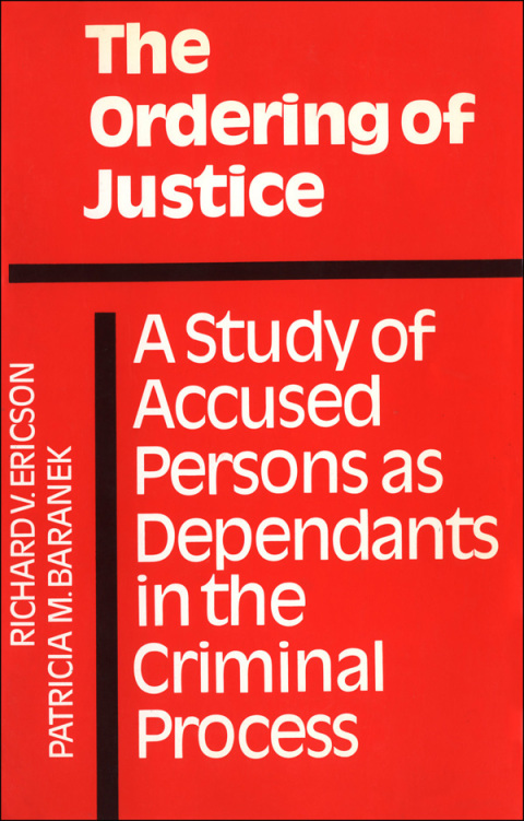 Cover image for book The Ordering of Justice