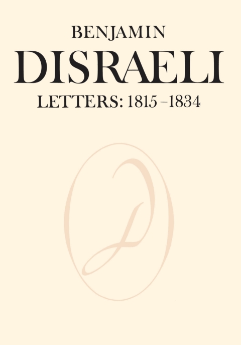 Cover image for book Benjamin Disraeli Letters